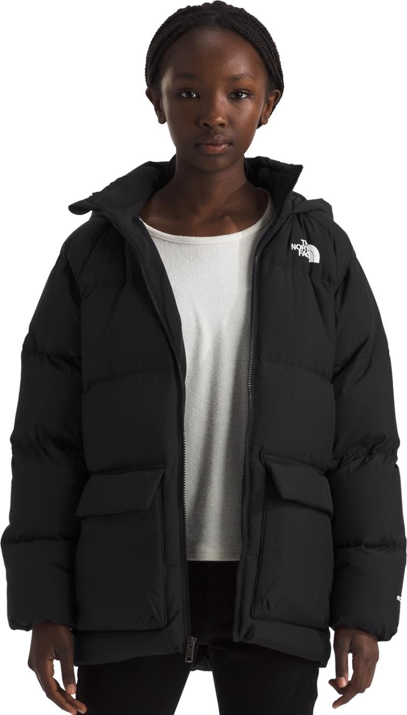 North Down Fleece-Lined Short Parka - Teen - tnf black 1