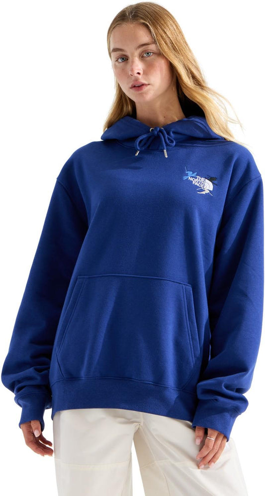 Off Piste Embro Graphic Hoodie - Unisex - bold blue 1