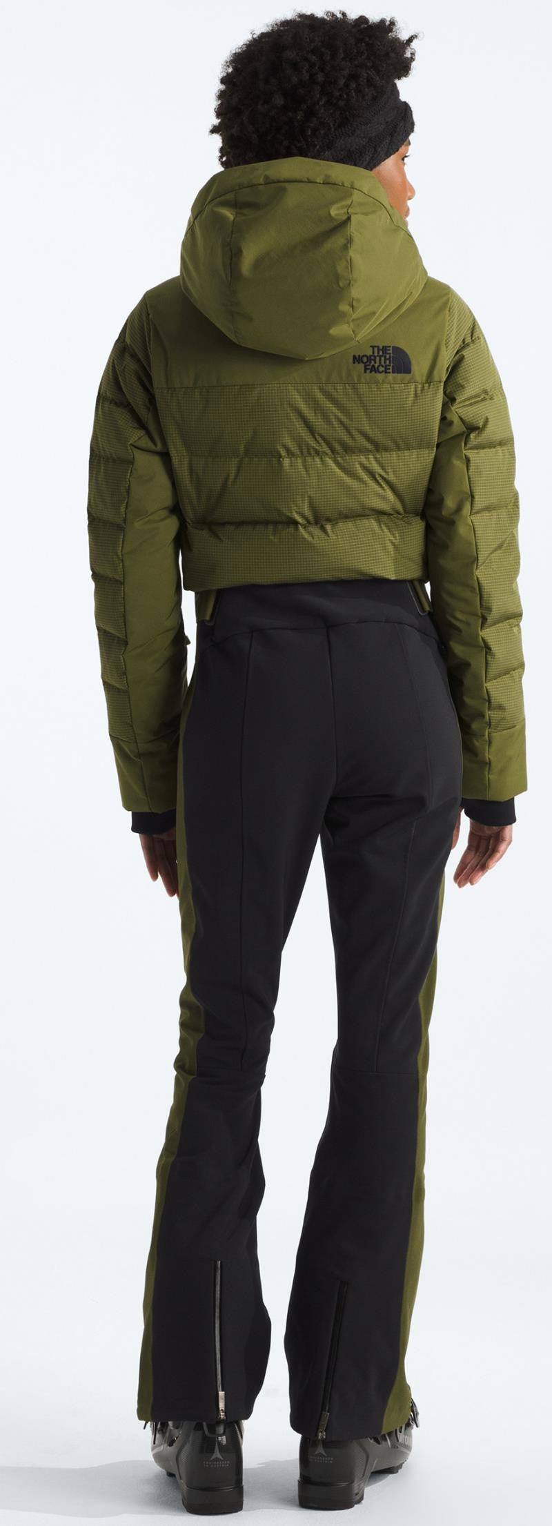 Off The Clock One-Piece, Short - Womens - forest olive / tnf black 1