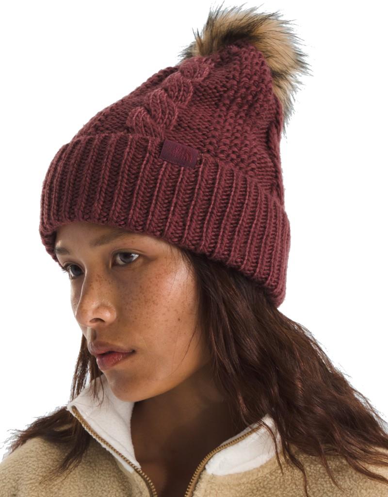 Oh Mega Fur Pom Beanie - Womens - sumac 1