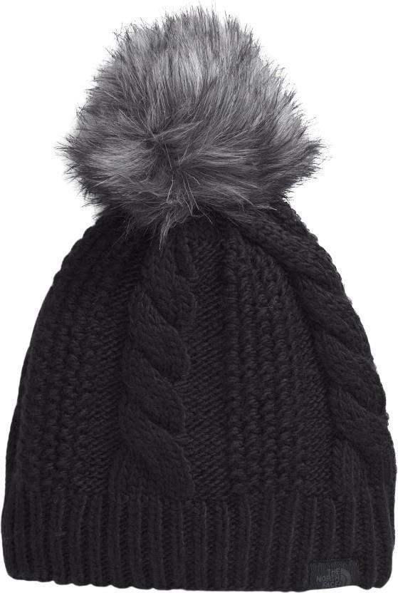 Oh Mega Fur Pom Lined Beanie - Womens - tnf black 1