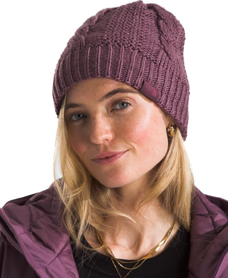Oh Mega Lined Beanie - Womens - midnight mauve 1