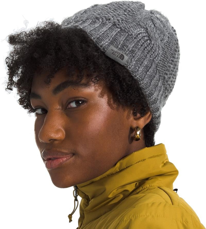 Oh Mega Lined Beanie - Womens - tnf medium grey heather 1
