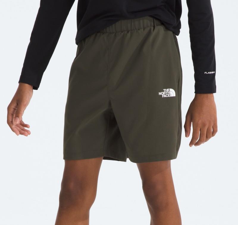 On The Trail Shorts - Boys - new taupe green 1