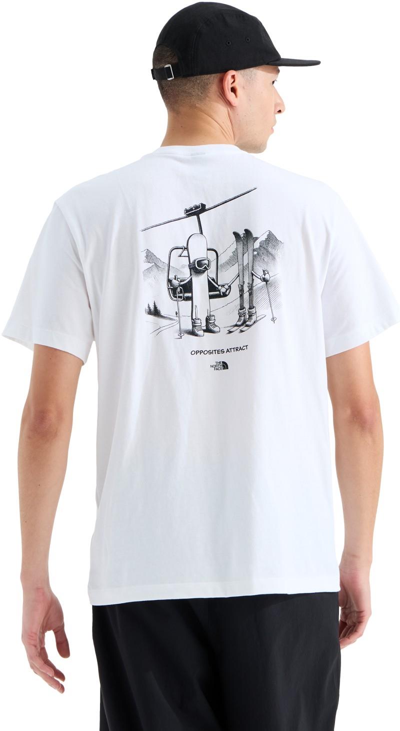 Opposites Attract Graphic SS Tee - Unisex - tnf white 1