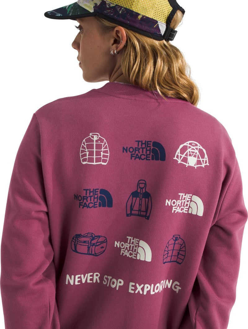 Outdoor Graphic Crew - Womens - cyber berry 1