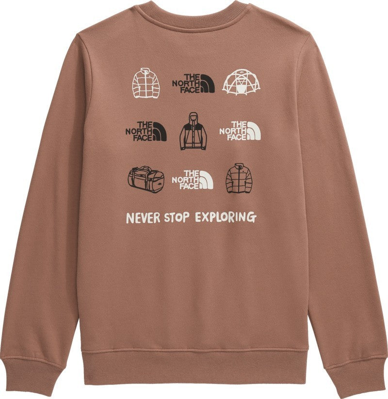 Outdoor Graphic Crew - Womens - latte 1