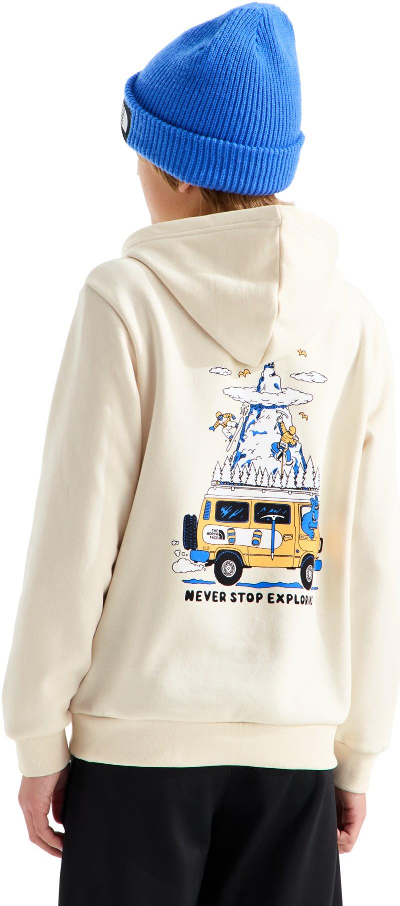 Outdoor Graphic Hoodie - Teen Boy - white dune 1
