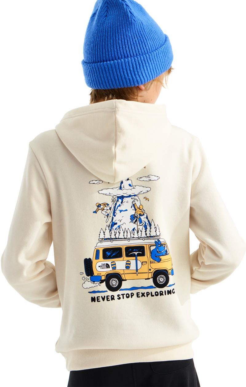 Outdoor Graphic Hoodie - Teen Boy - white dune 1
