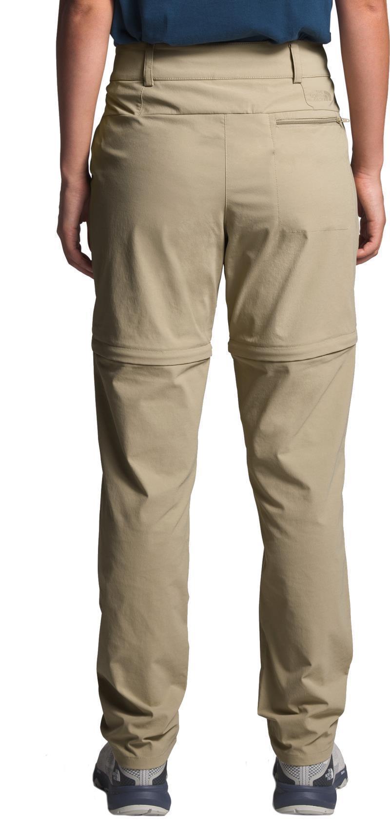 Paramount Convertible Mid-Rise Pants, Reg - Womens - Twill Beige 2