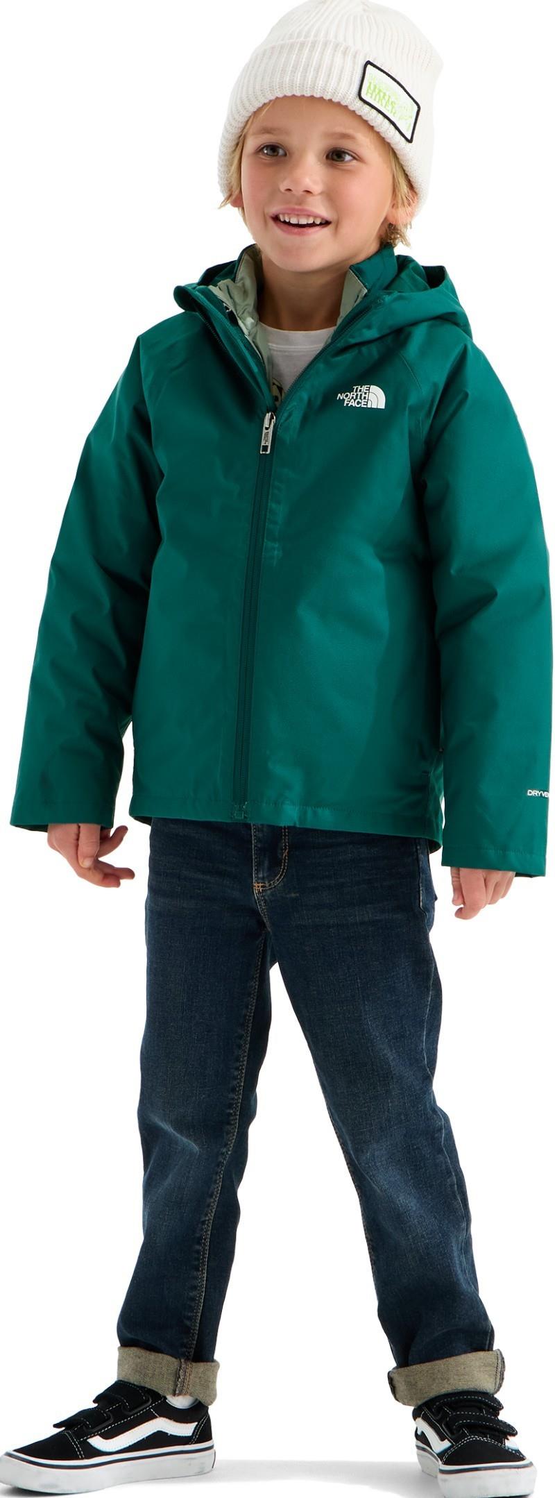 Perrito 4N1 Hooded Jacket - Kids - pacific teal 1