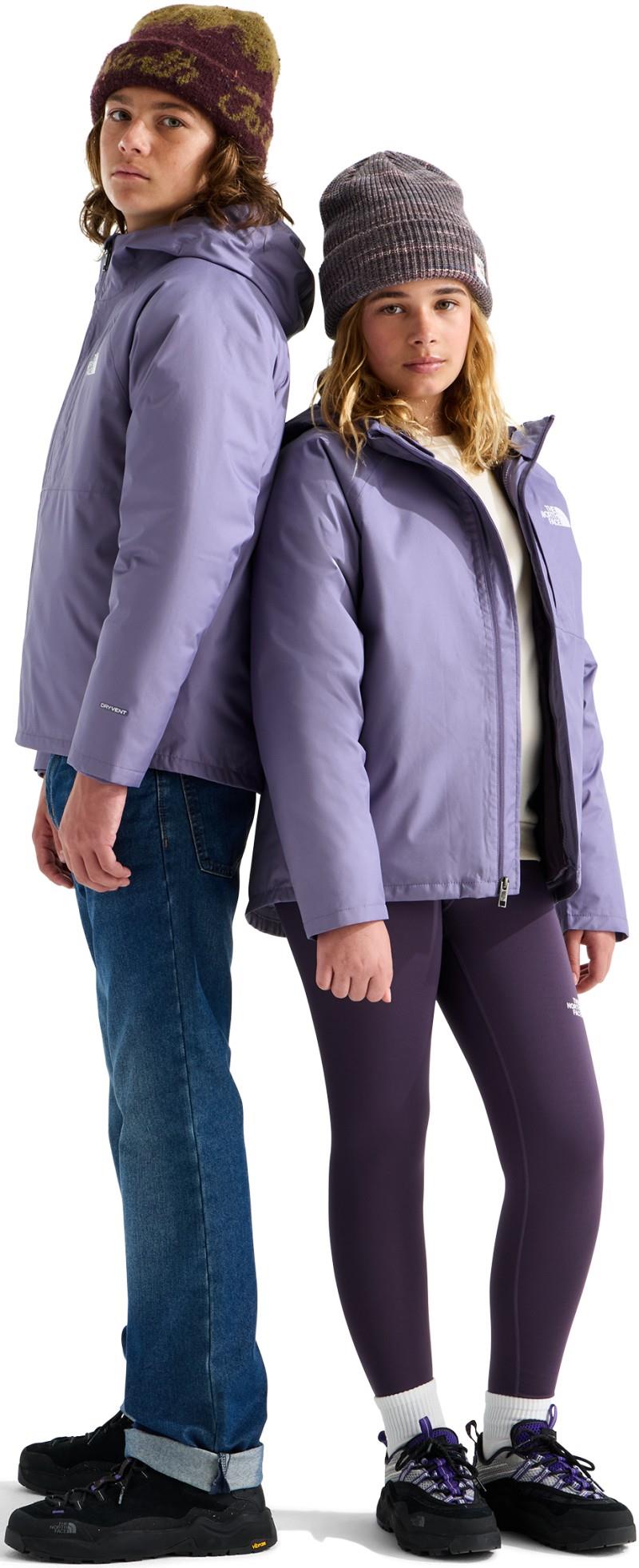 Perrito 4N1 Hooded Jacket - Teen - grounded plum 1