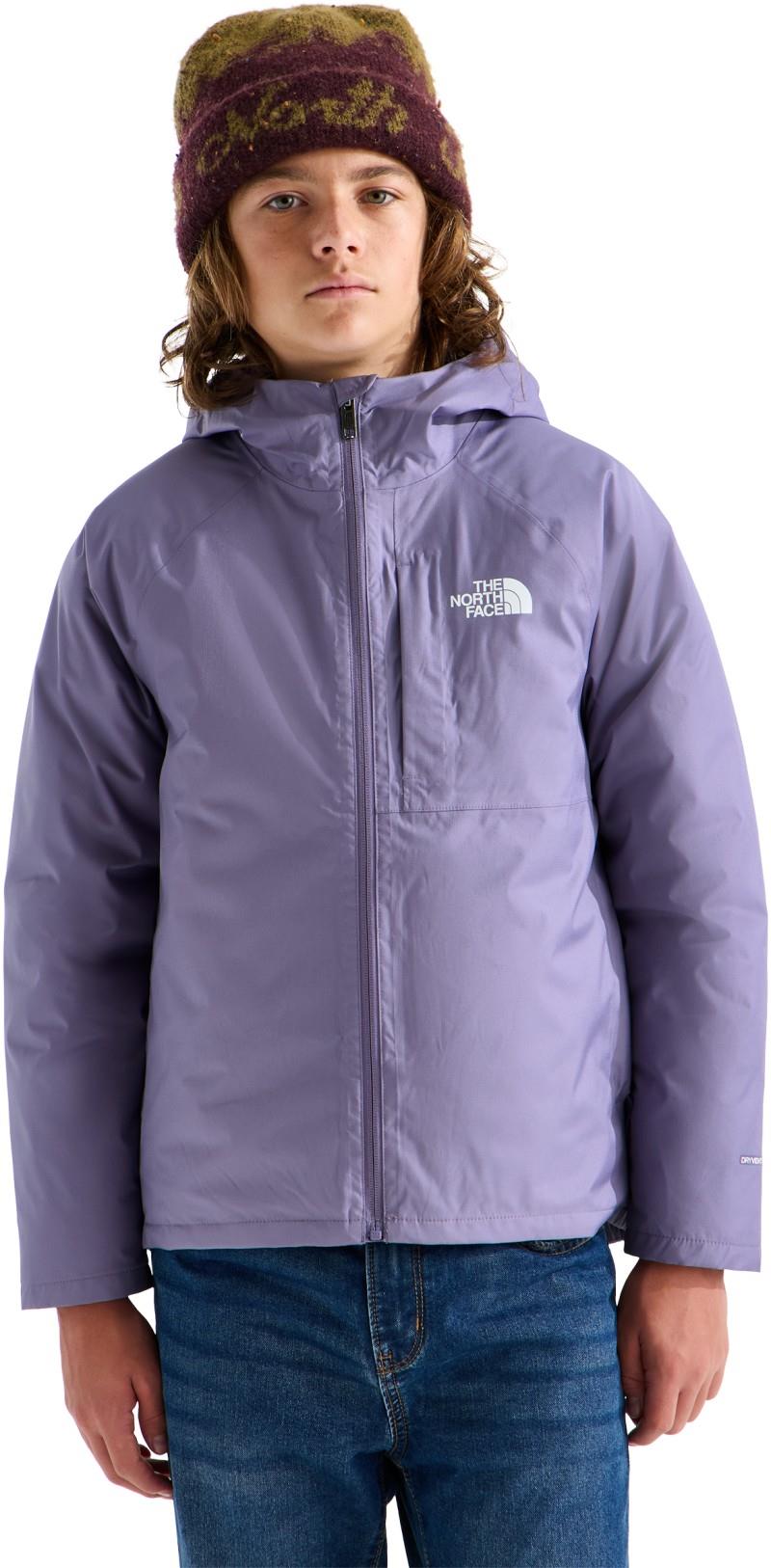 Perrito 4N1 Hooded Jacket - Teen - grounded plum 1