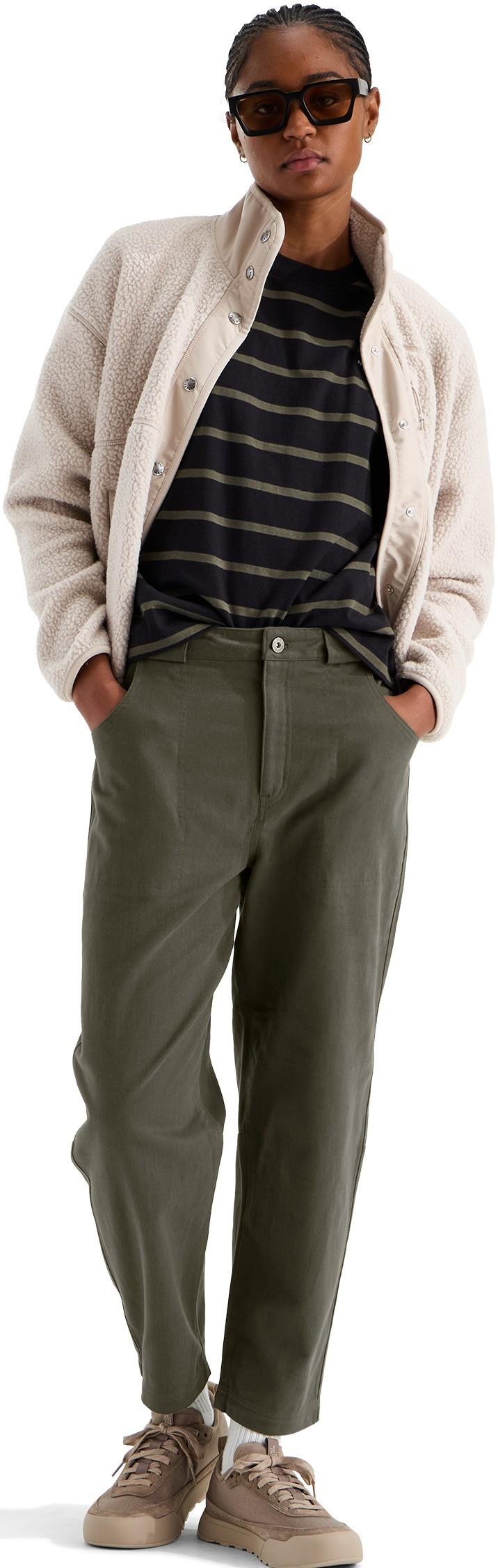 Pinecrest Heavy Barrel Leg Pants, Reg - Womens - new taupe green 1