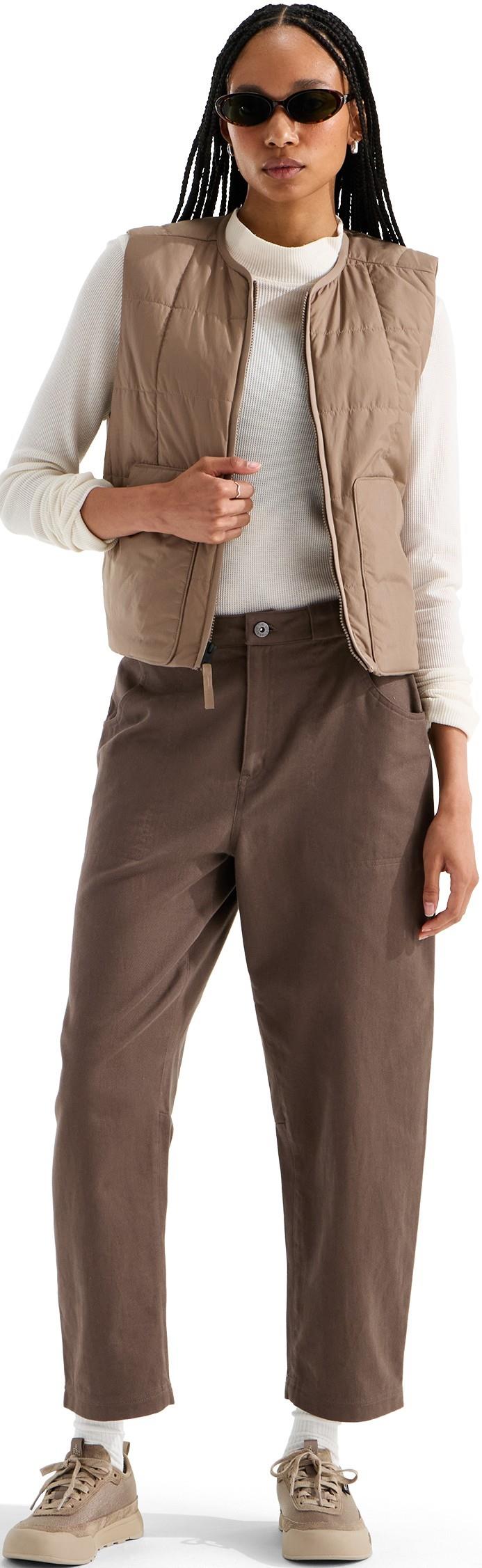 Pinecrest Heavy Barrel Leg Pants, Reg - Womens - smokey brown 1