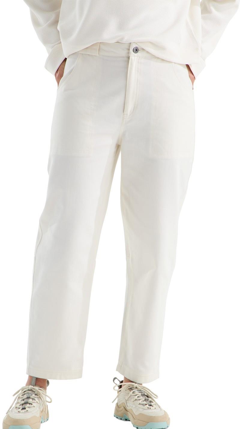 Pinecrest Heavy Barrel Leg Pants, Reg - Womens - white dune 1