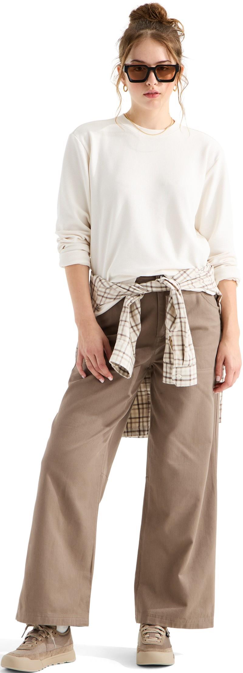 Pinecrest Wide Leg Pants, Long - Womens - garnet 1