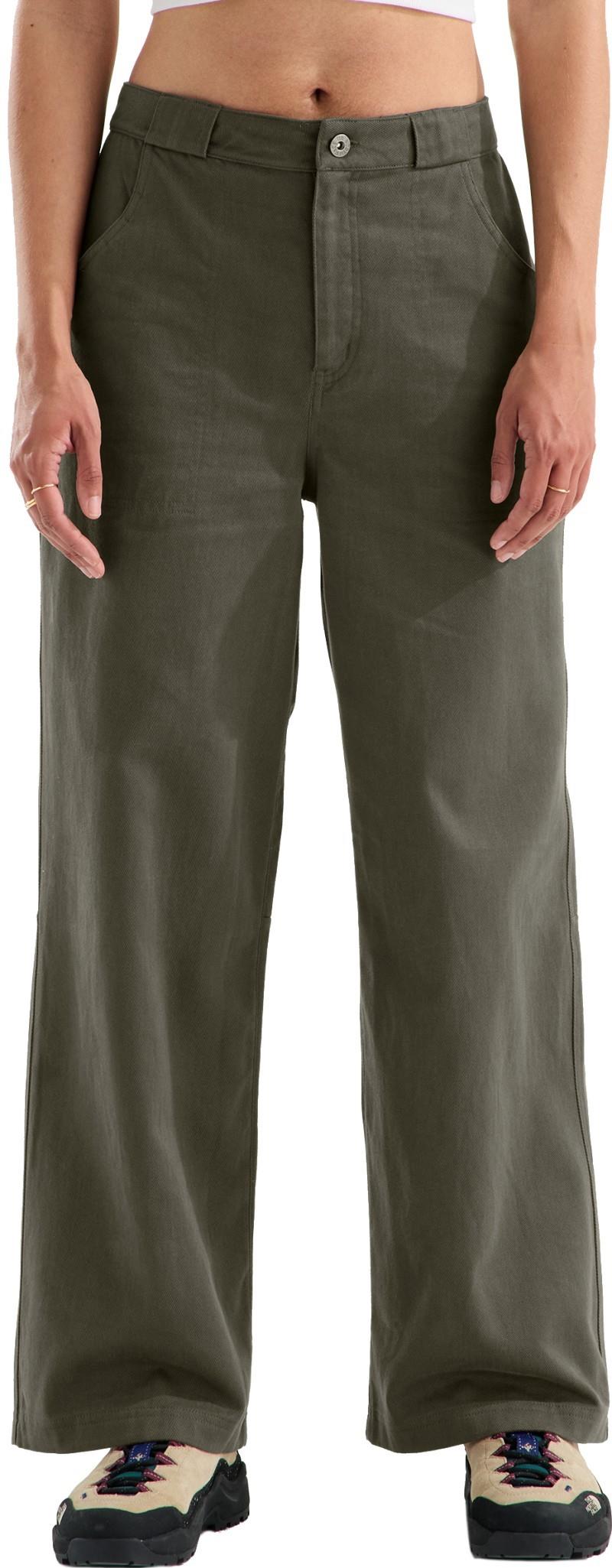 Pinecrest Wide Leg Pants, Long - Womens - new taupe green 1