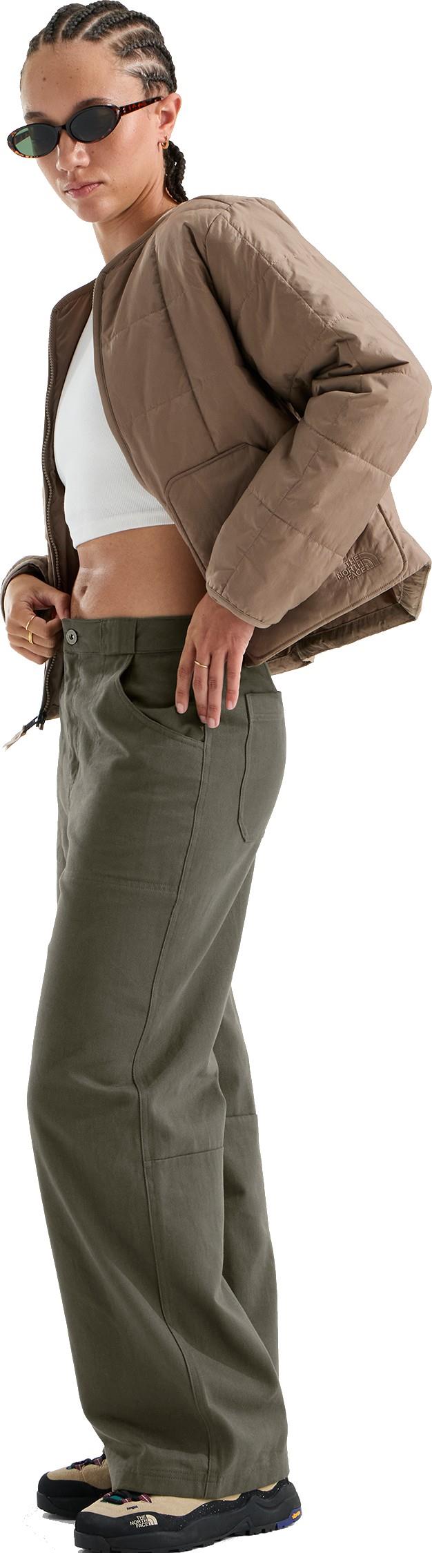 Pinecrest Wide Leg Pants, Reg - Womens - new taupe green 1