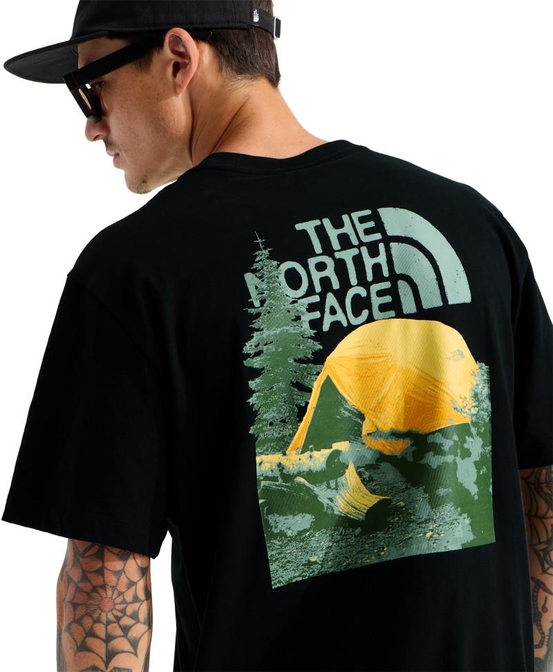 Pitch A Tent SS Tee - Mens - tnf black 1