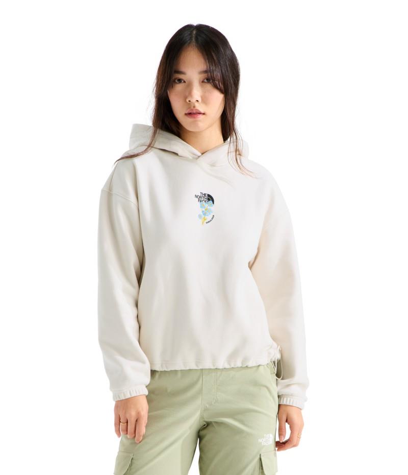 Places We Love Hoodie - Himalayan Blue Poppy - Womens - white dune 1