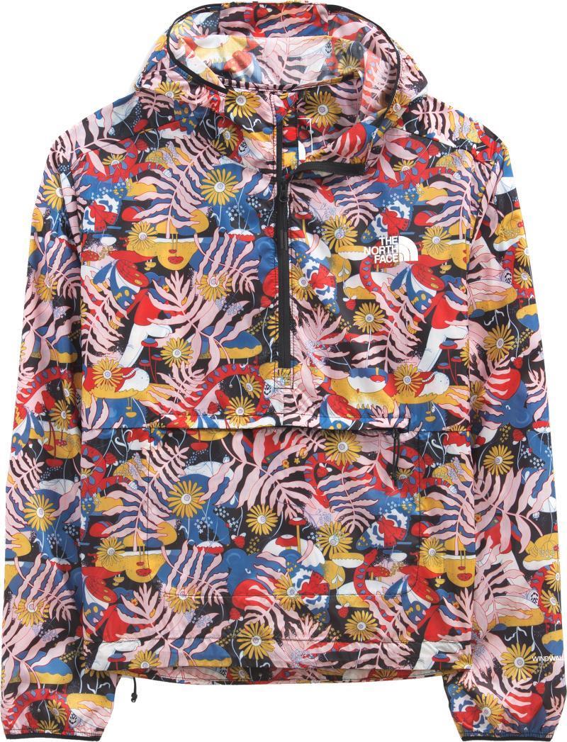 Printed Windy Peak Anorak - Womens - tnf black international womens collection print 1