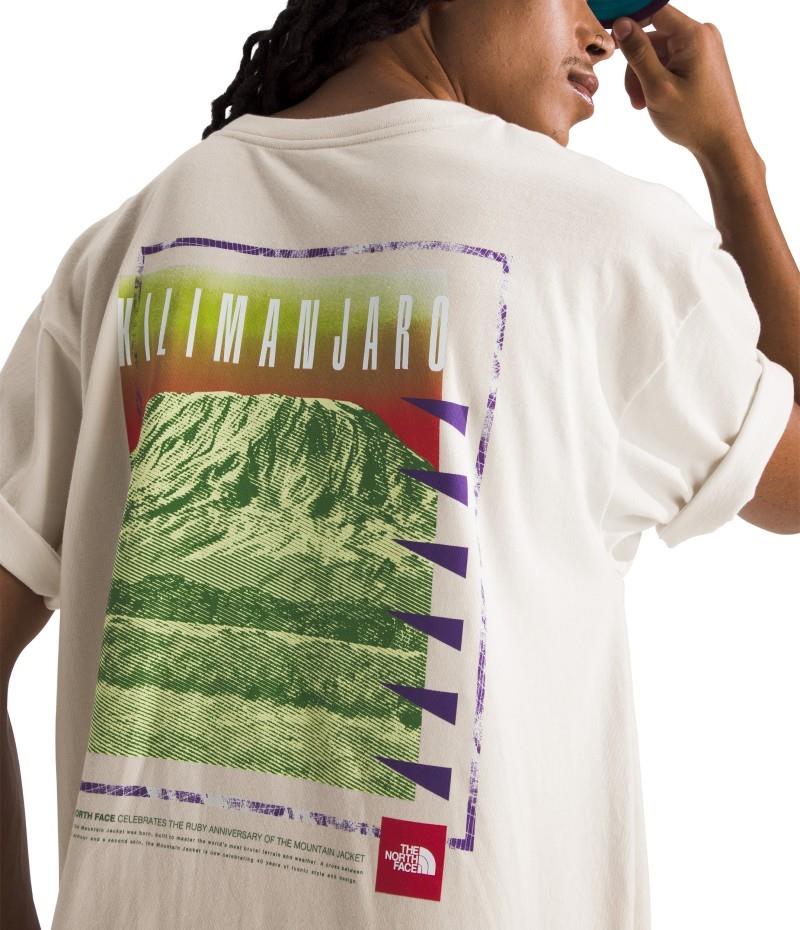 RedBox Kilimanjaro Heavyweight Graphic SS Tee - Mens - white dune 1