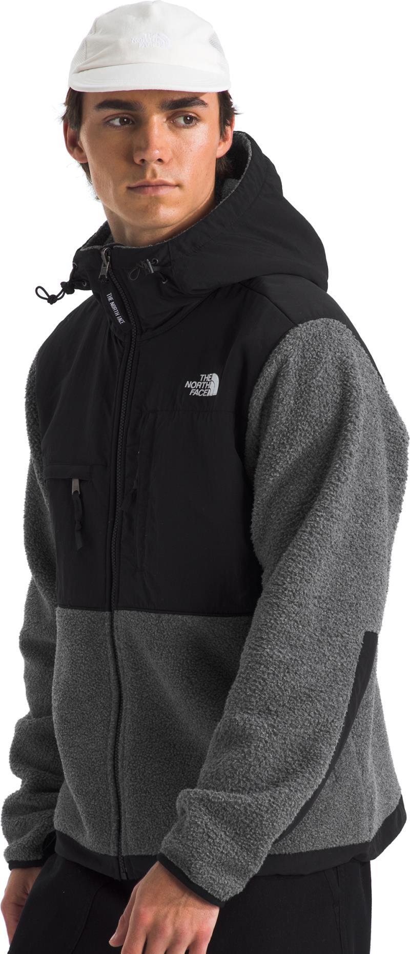 Retro Denali Hoodie - Mens - tnf medium grey heather / tnf black 1