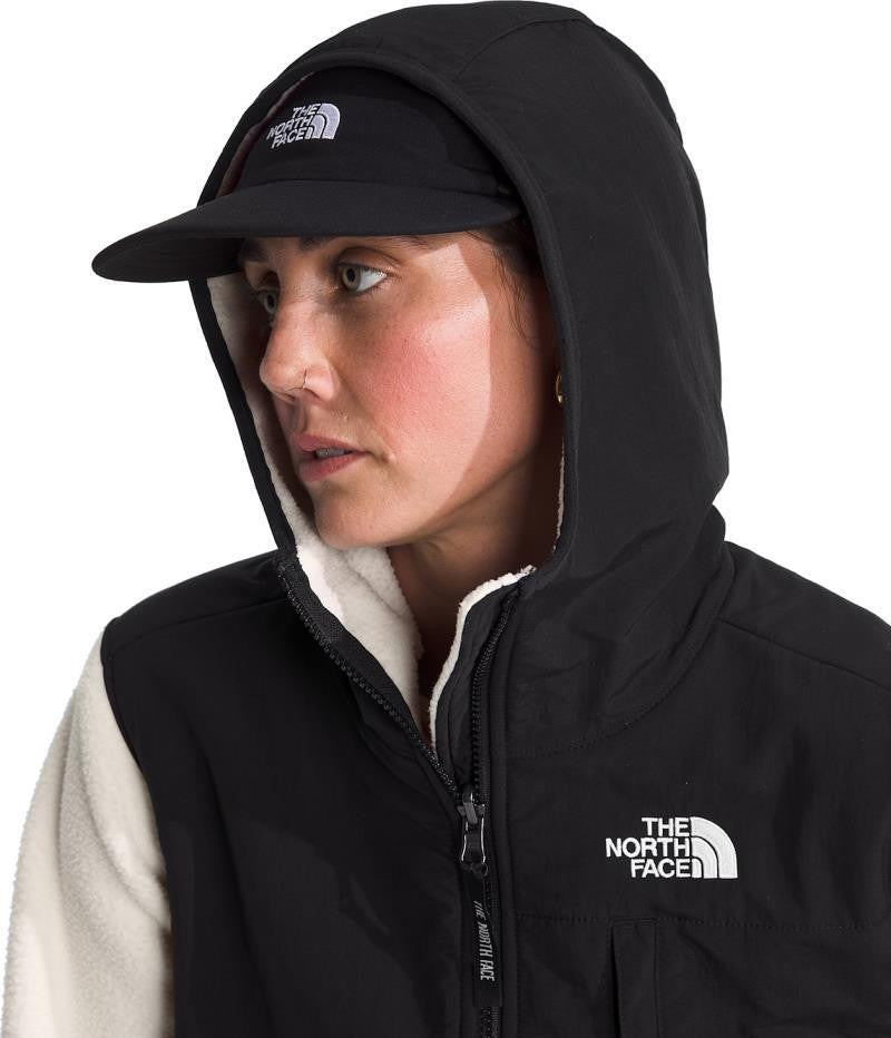 Retro Denali Hoodie - Womens - white dune / tnf black 1