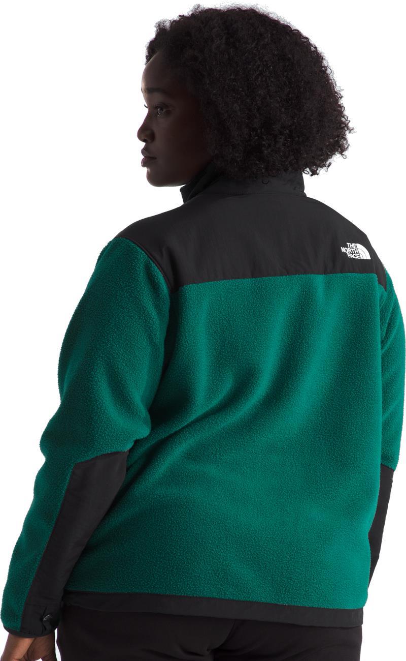 Retro Denali Jacket, Plus - Womens - evergreen / tnf black 1