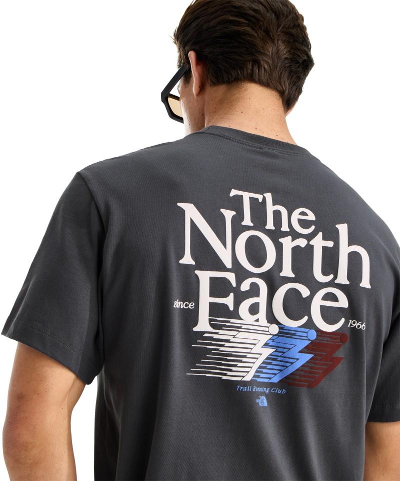 Retro Trail Graphic SS Tee - Mens - anthracite grey 1