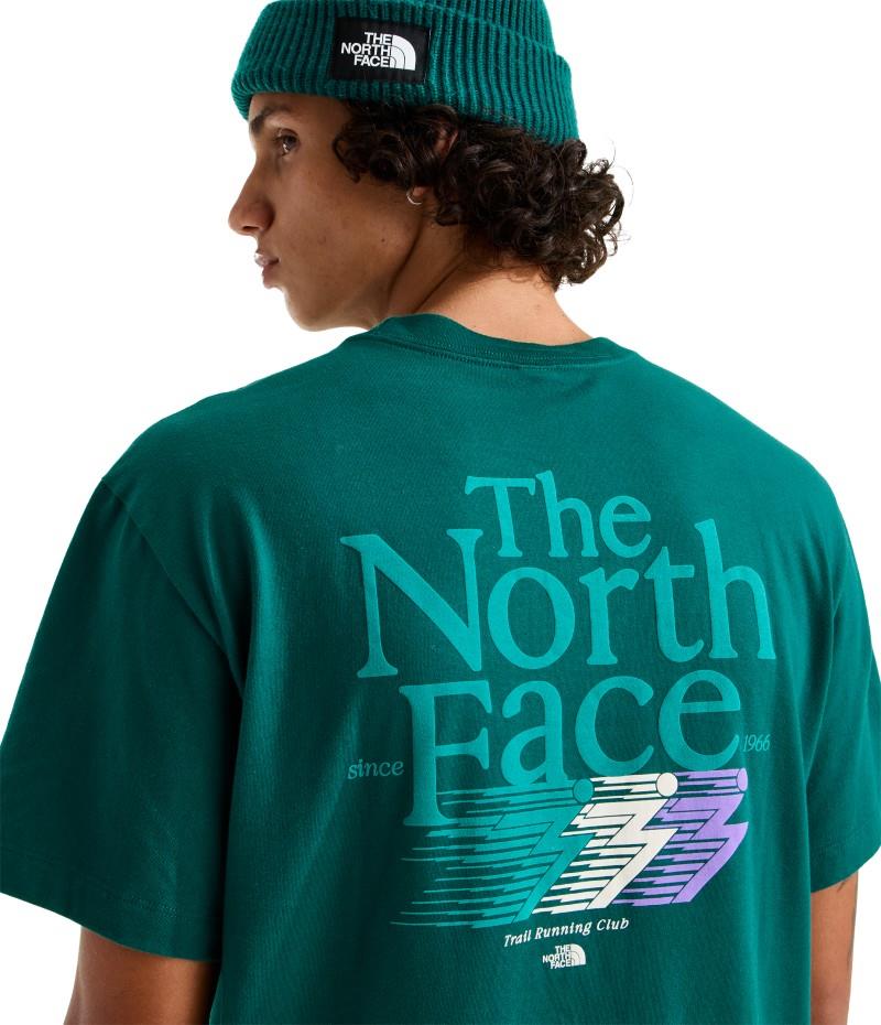 Retro Trail Graphic SS Tee - Mens - pacific teal 1