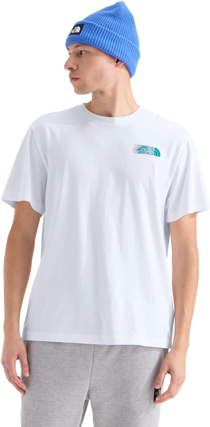 Retro Trail Graphic SS Tee - Mens - tnf white 1