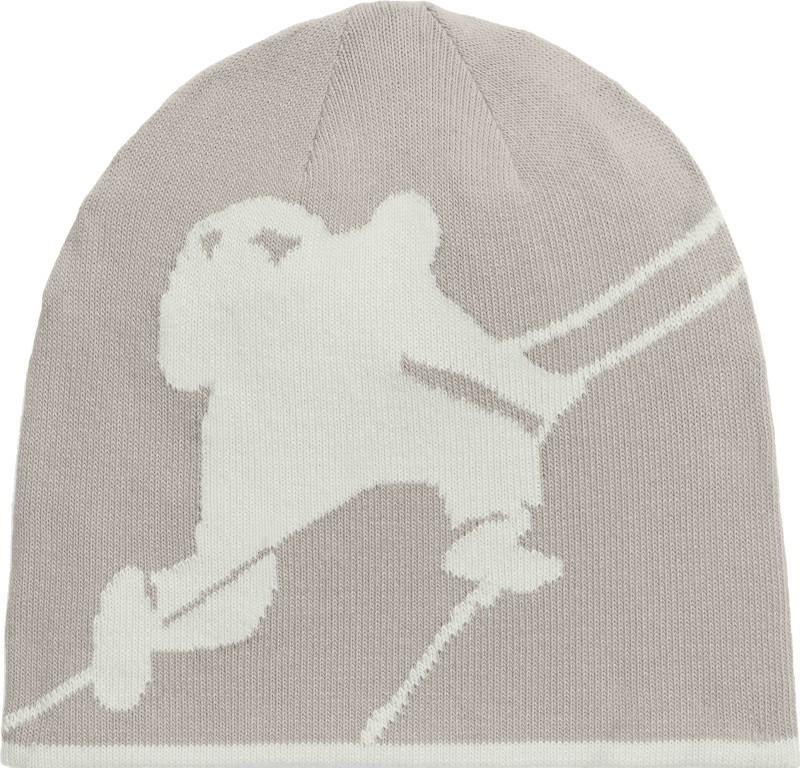 Reversible Highline Beanie - stone slab / cumulus cloud / graphic 1