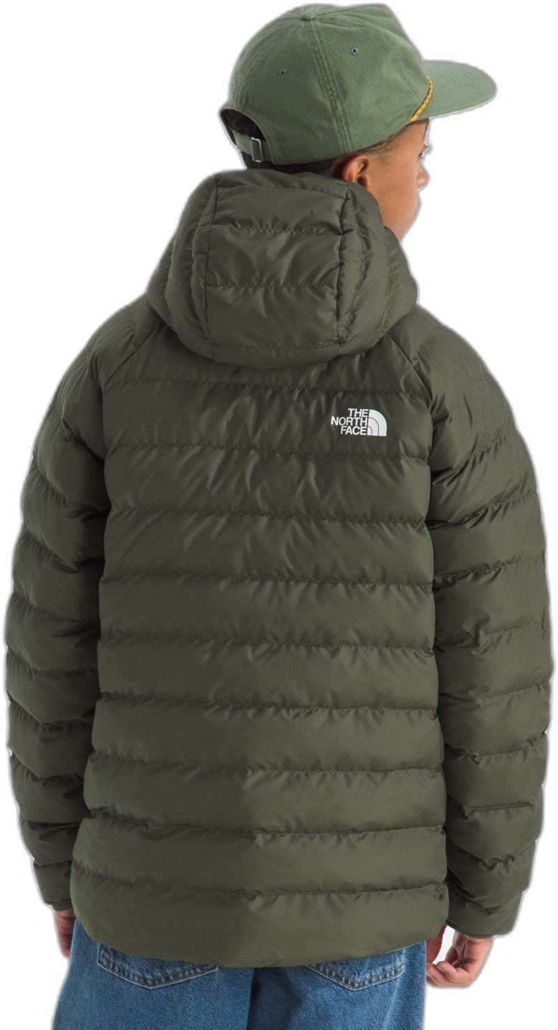 Reversible Perrito Hooded Jacket - Boys - new taupe green 1