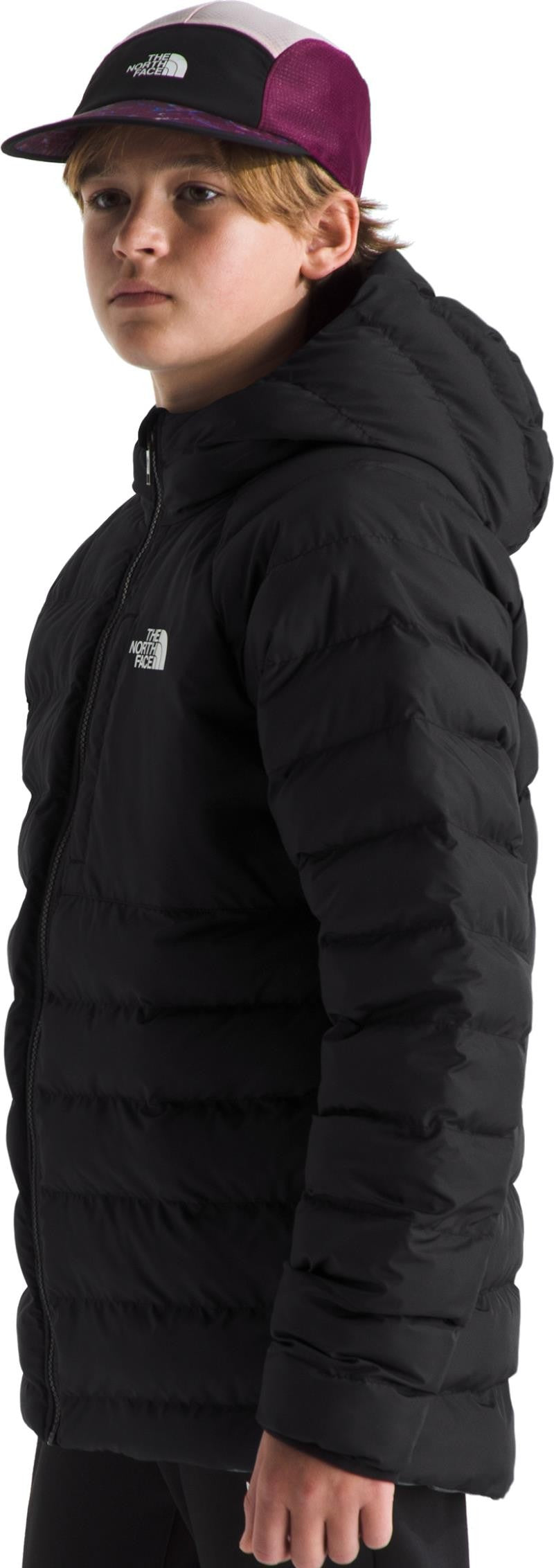 Reversible Perrito Hooded Jacket - Boys - tnf black / smoked pearl 1