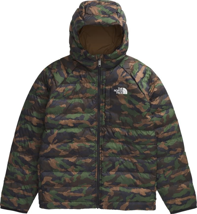 Reversible Perrito Hooded Jacket - Boys - tnf black tnf camo small print 1