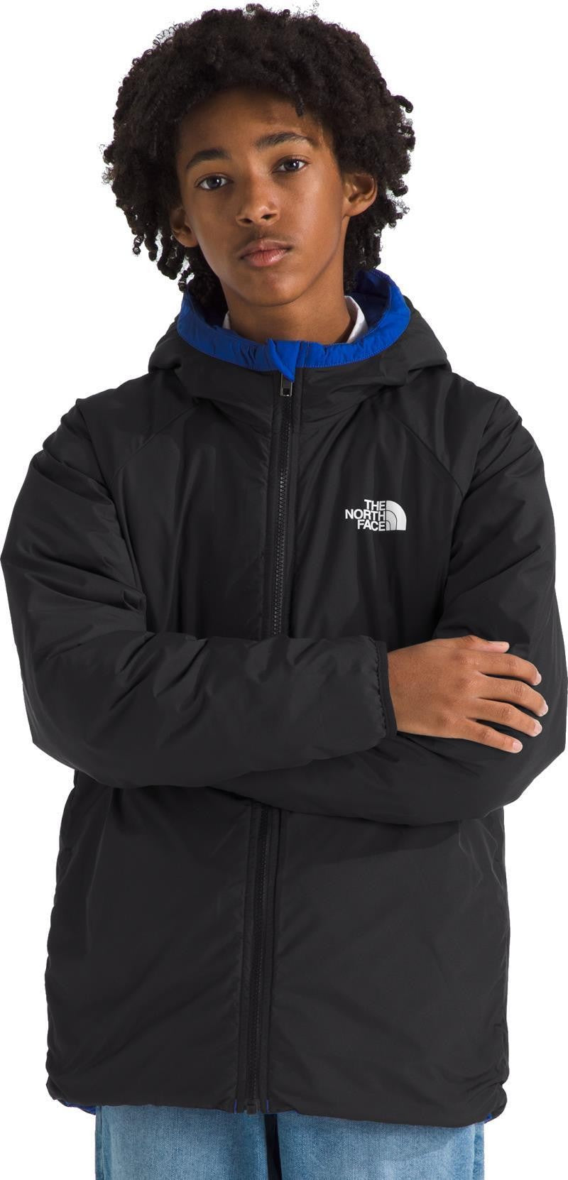 Reversible Perrito Hooded Jacket - Boys - tnf blue 1