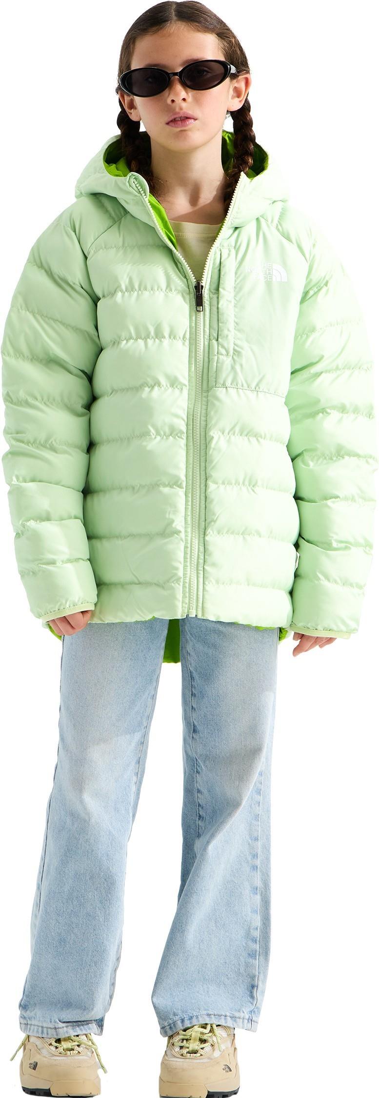 Reversible Perrito Hooded Jacket - Girls - calcified lime 1