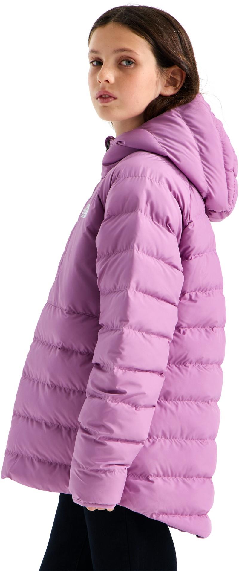 Reversible Perrito Hooded Jacket - Girls - forest olive 1