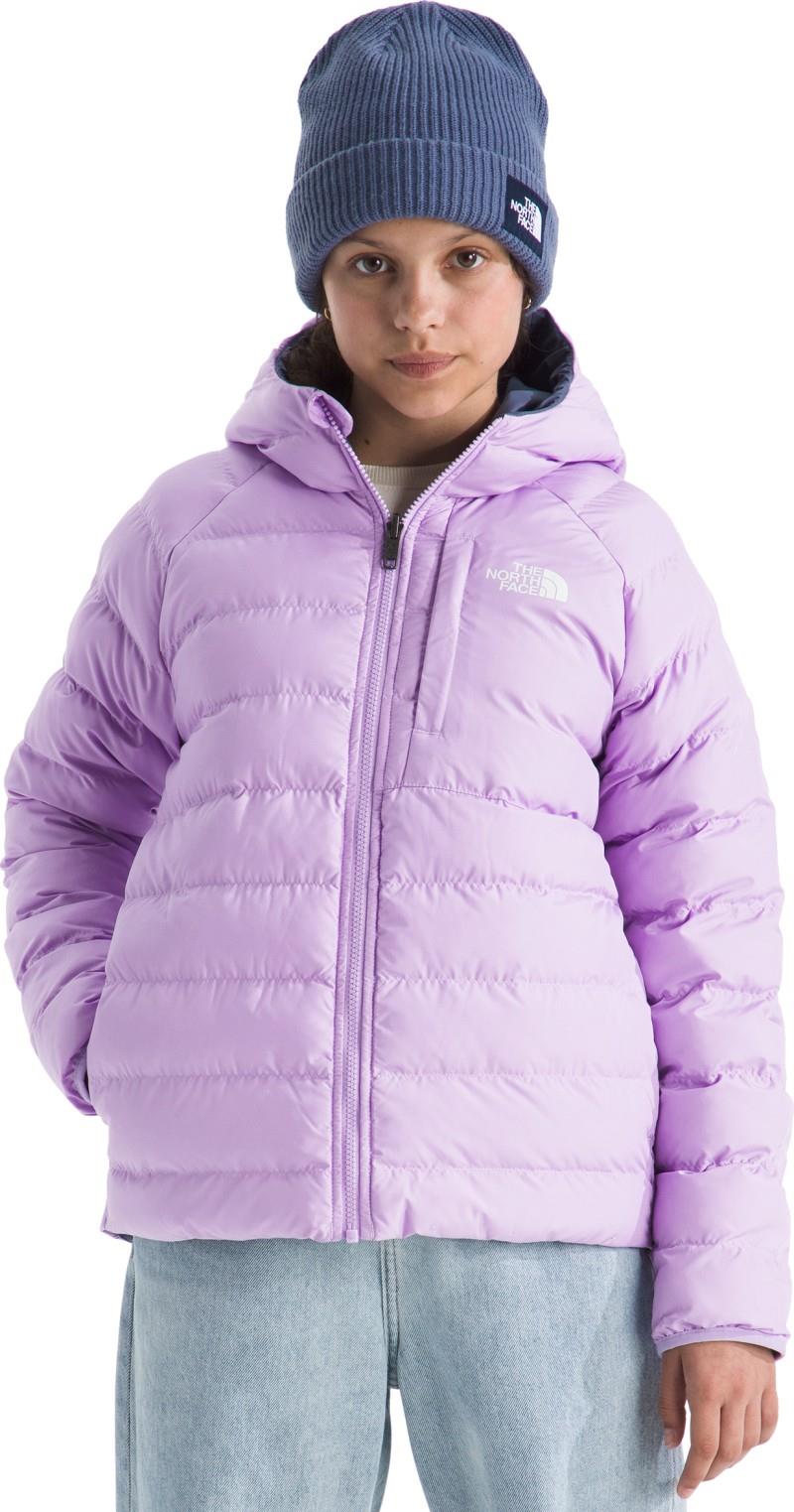 Reversible Perrito Hooded Jacket - Girls - lite lilac 1