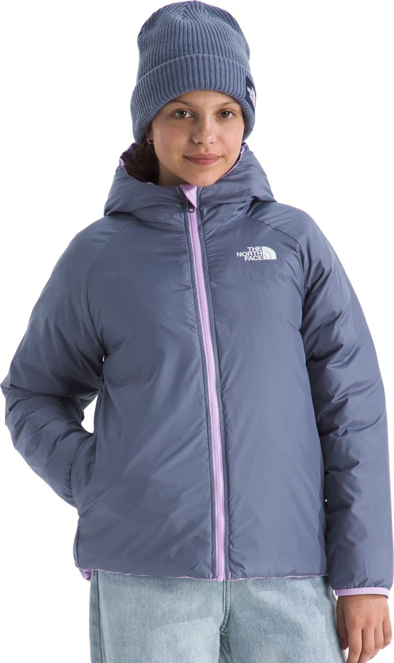 Reversible Perrito Hooded Jacket - Girls - lite lilac 1