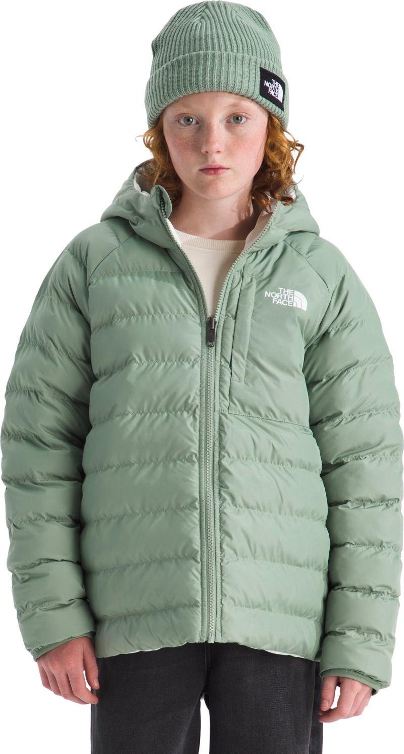 Reversible Perrito Hooded Jacket - Girls - slate moss 1