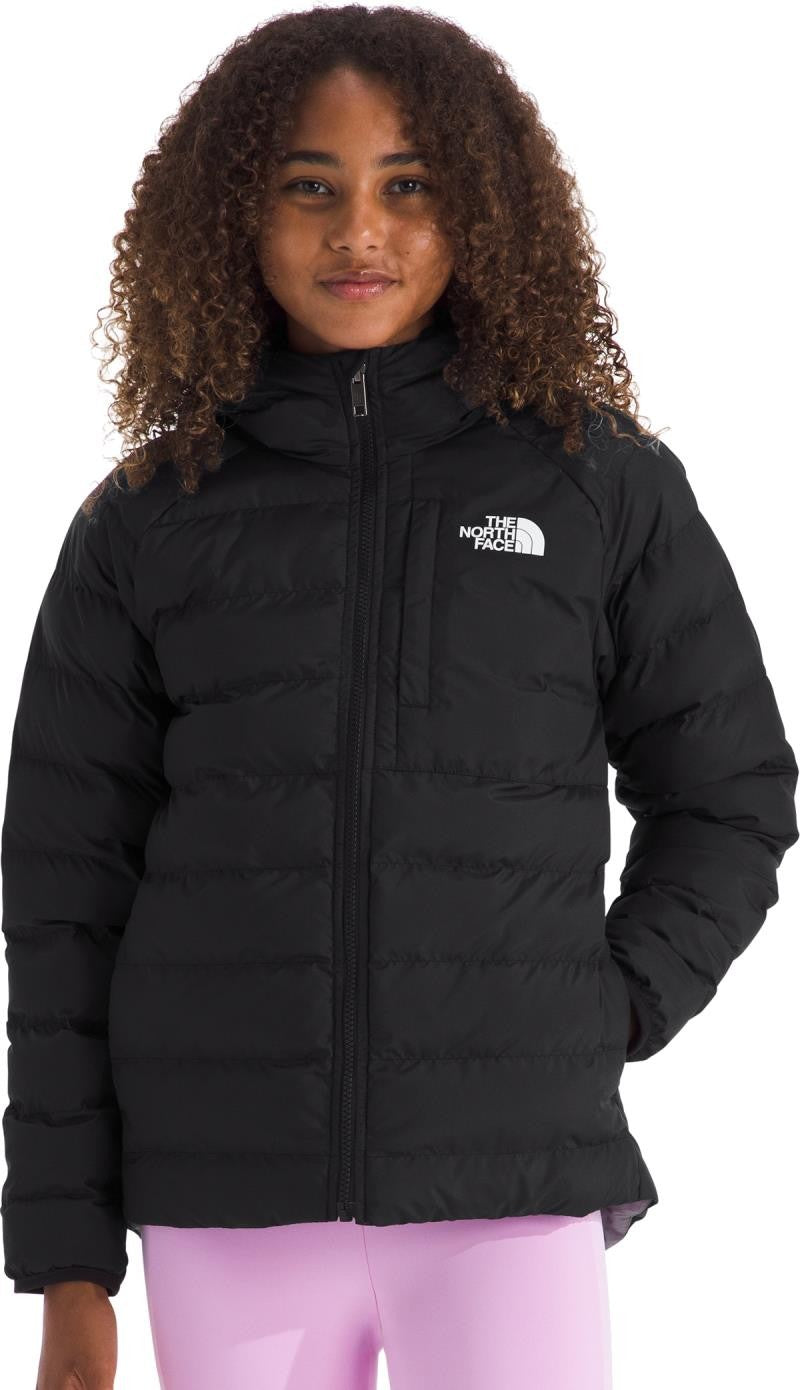 Reversible Perrito Hooded Jacket - Girls - tnf black / smoked pearl 1