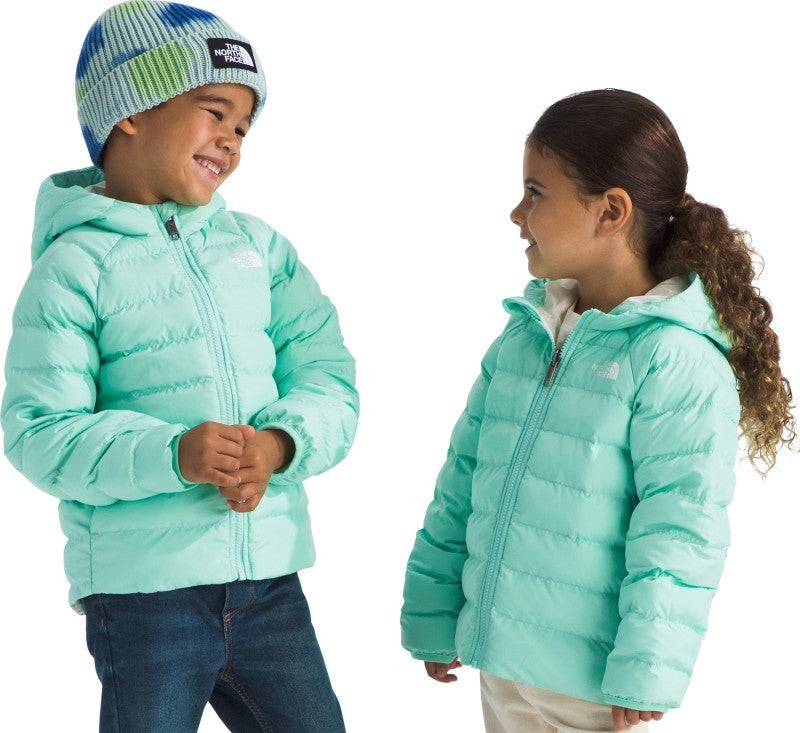 Reversible Perrito Hooded Jacket - Kids - bright foam 1