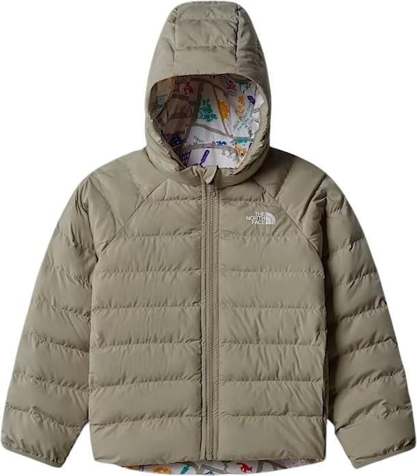 Reversible Perrito Hooded Jacket - Kids - clay grey 1