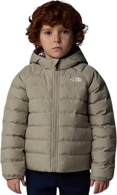 Reversible Perrito Hooded Jacket - Kids - clay grey 1