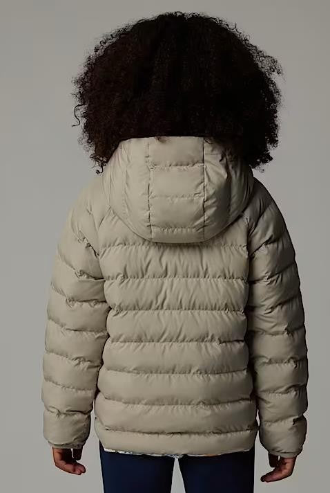Reversible Perrito Hooded Jacket - Kids - clay grey 1