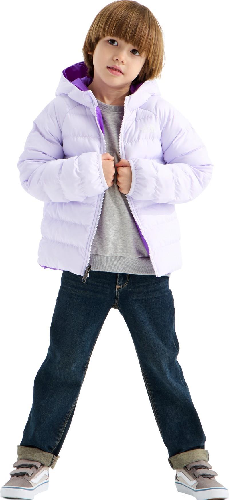 Reversible Perrito Hooded Jacket - Kids - ice lilac 1