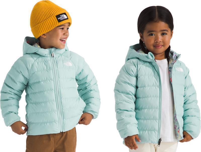 Reversible Perrito Hooded Jacket - Kids - muted pine 1